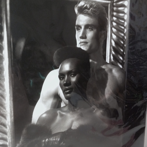 GEORGE HURRELL Subject: Grace Jones and Dolph Lundgren From Original Negative - Picture 2 of 3
